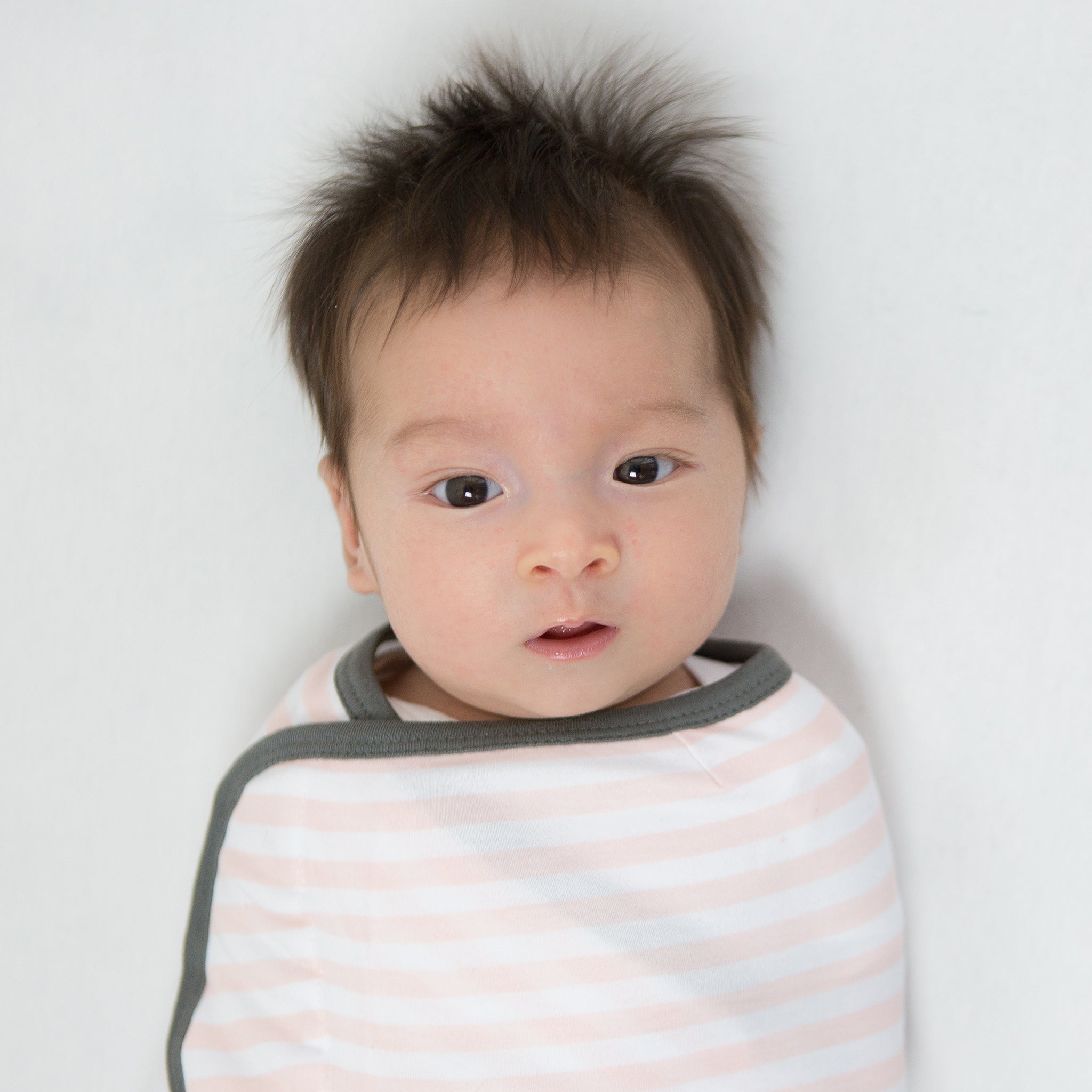 Amazing Baby - Premium Cotton Swaddle Wraps (set Of 3) - Little Feather, Stripes, & Solid