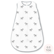 Amazing Baby - Muslin Non-weighted Zzzipme Sack  - Zebra