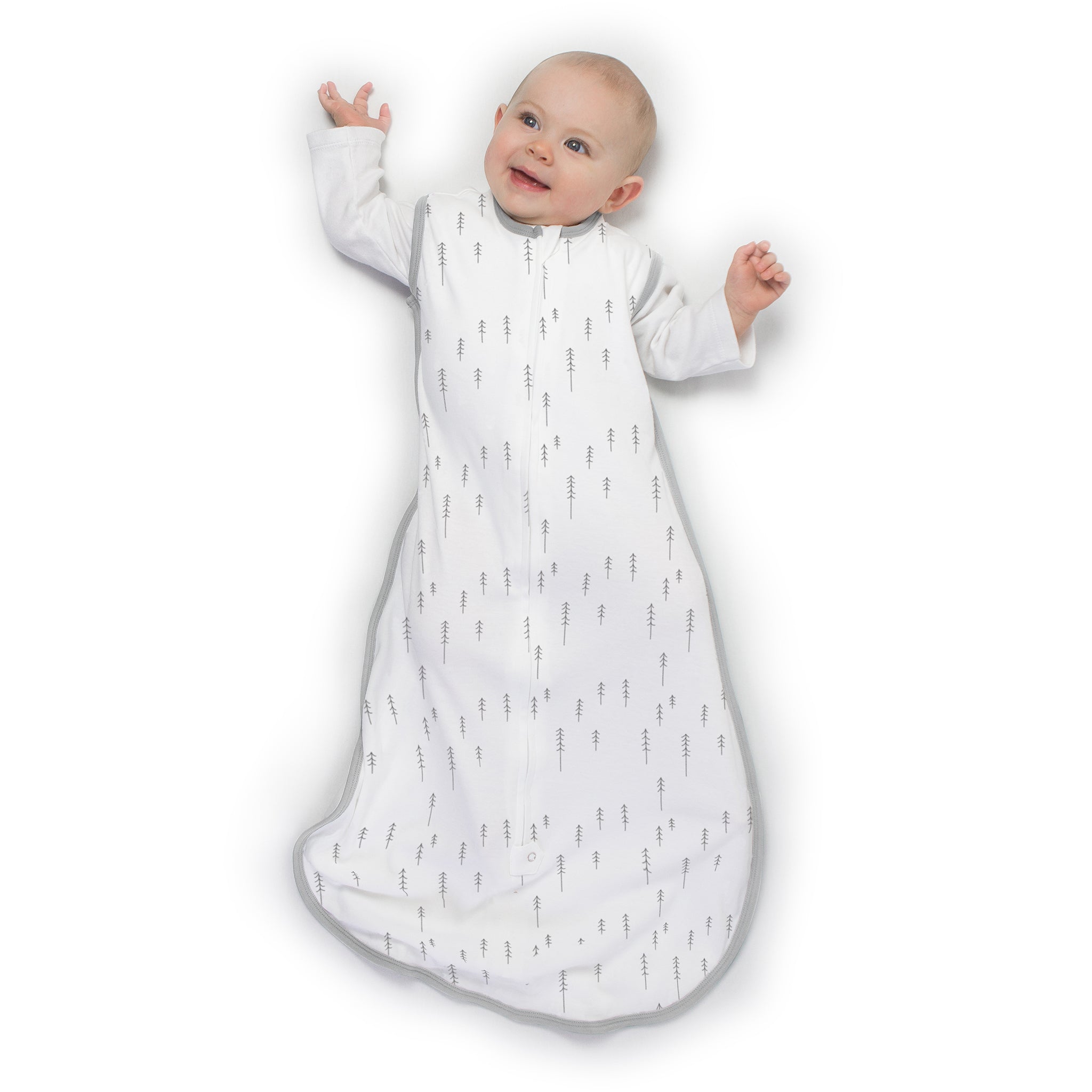 Amazing Baby - Muslin Non-weighted Zzzipme Sack  - Trees