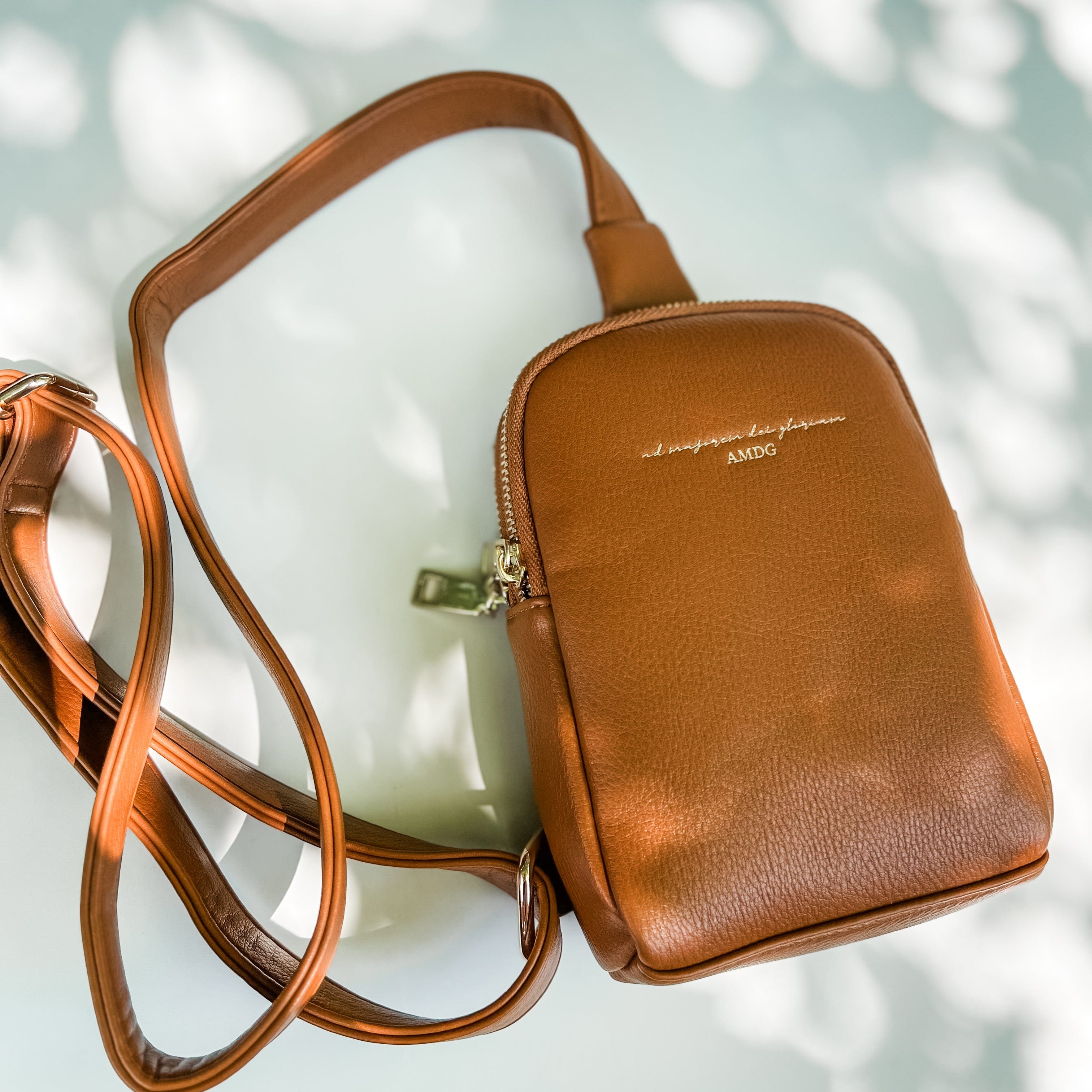 Amdg Catholic Crossbody Bag