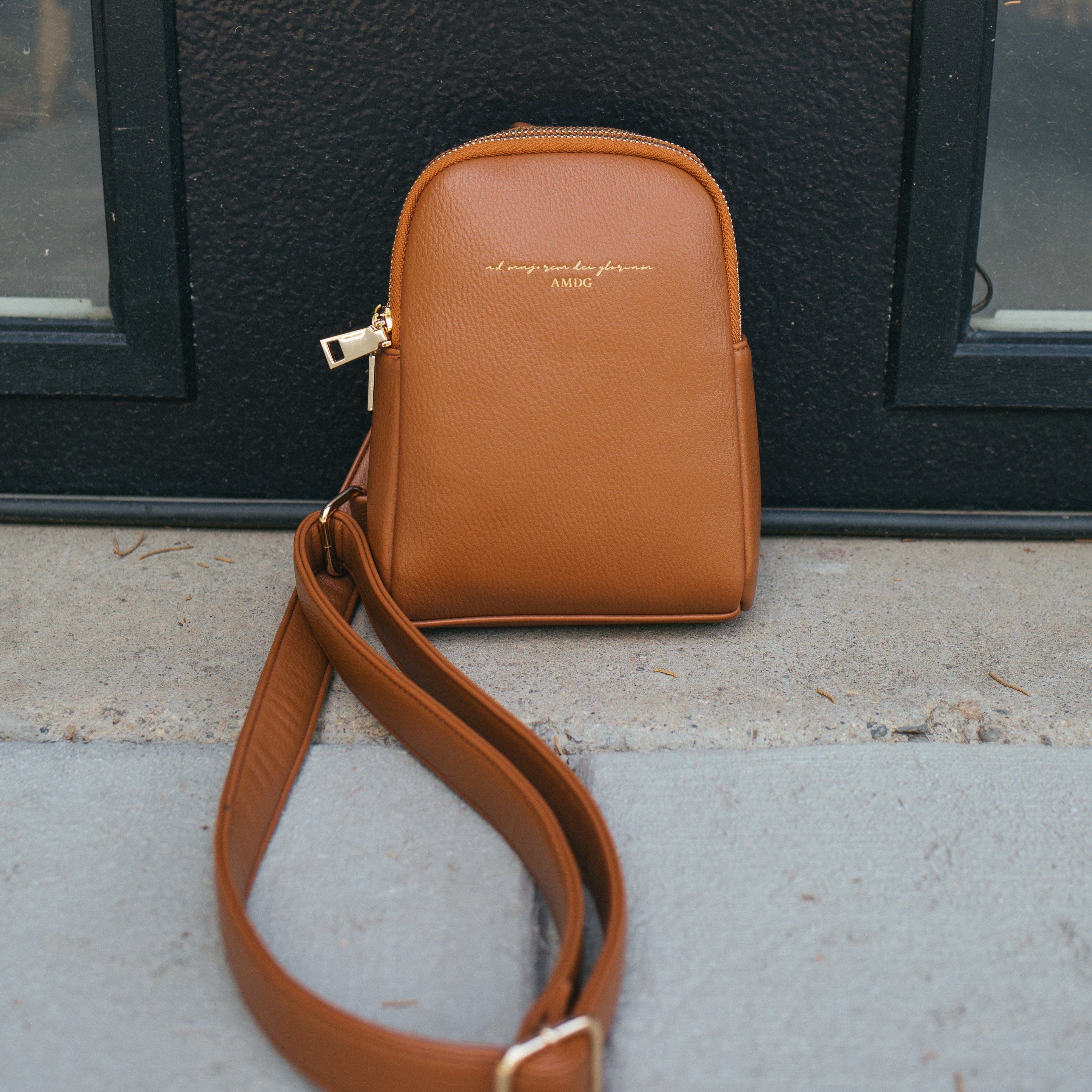 Amdg Catholic Crossbody Bag