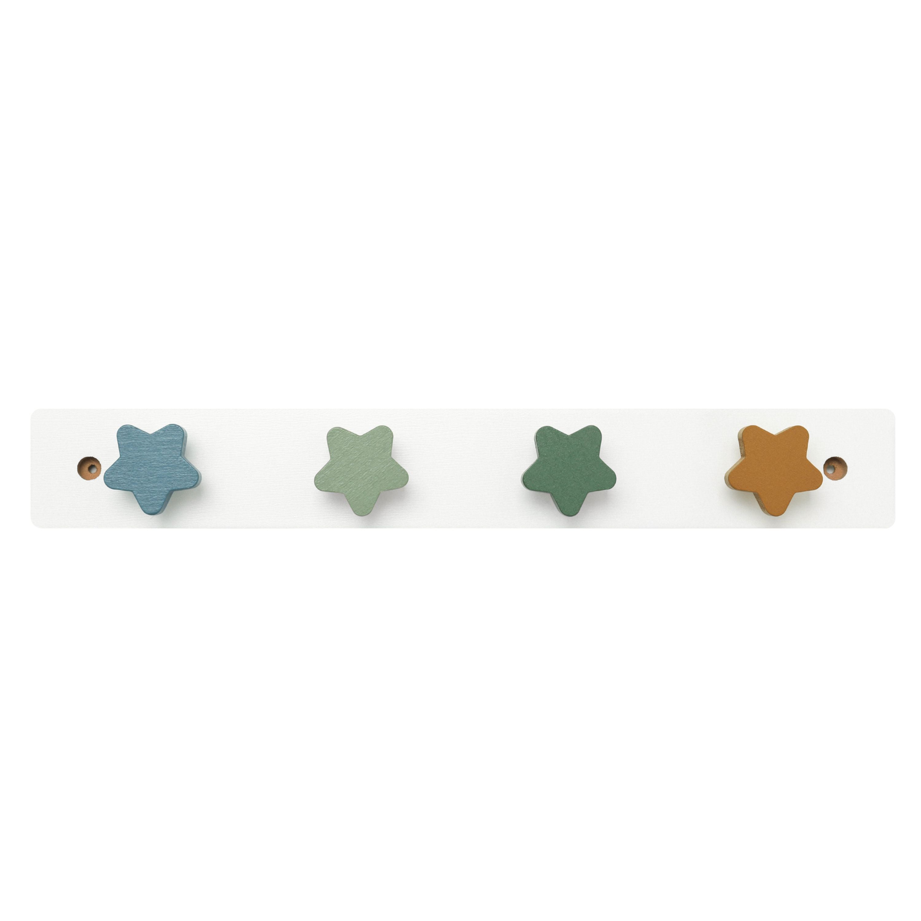 Wonderbee™ Stars Wooden Hanger White Forest