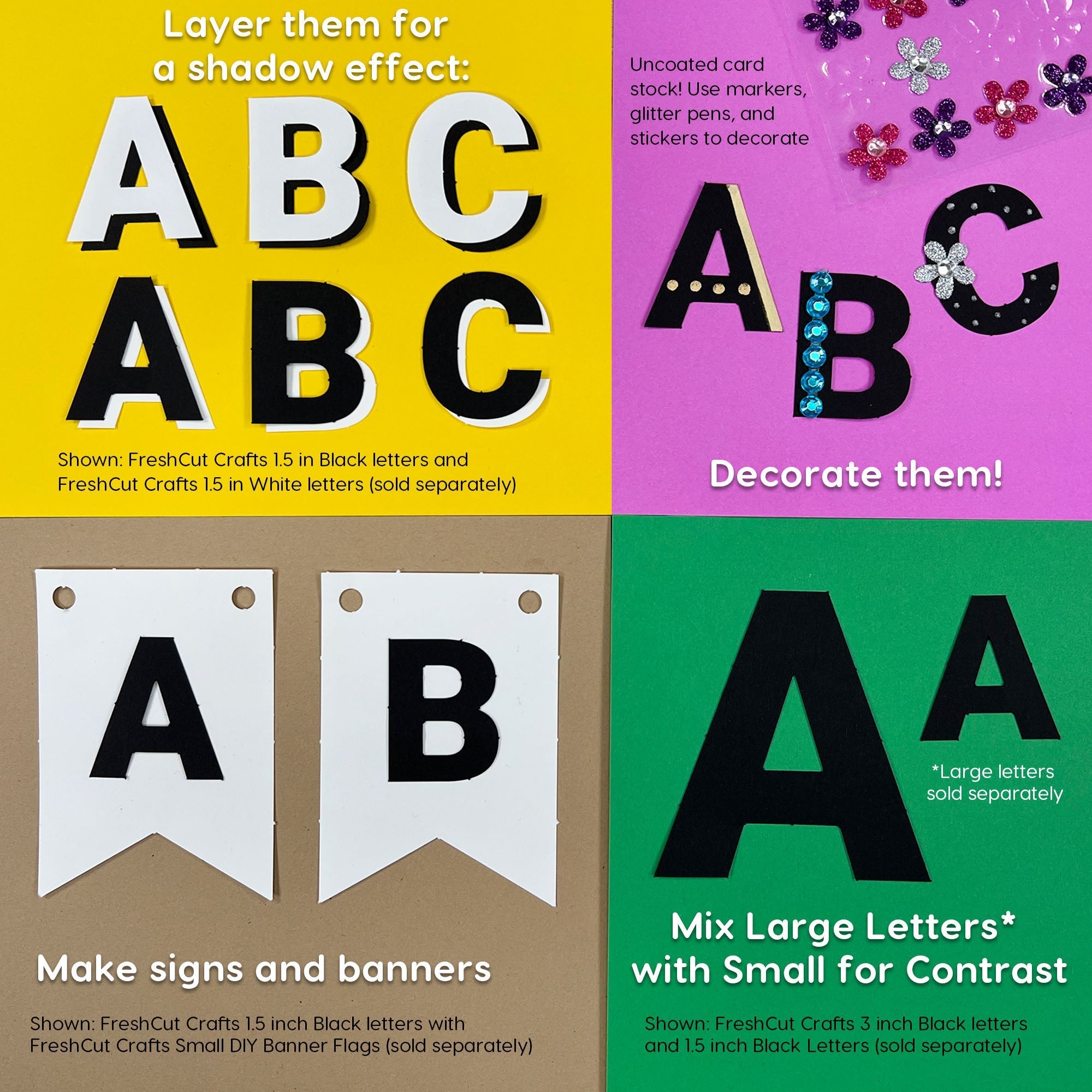 Bulletin Board Letters – 1.5 Inch
