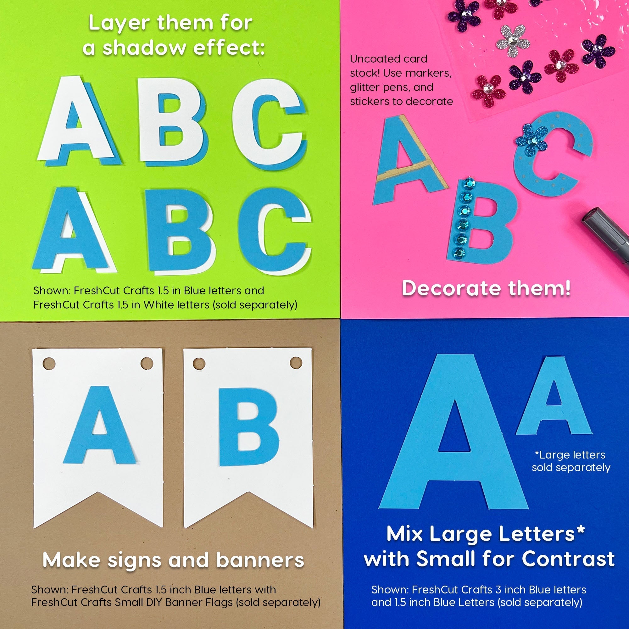 Bulletin Board Letters – 1.5 Inch