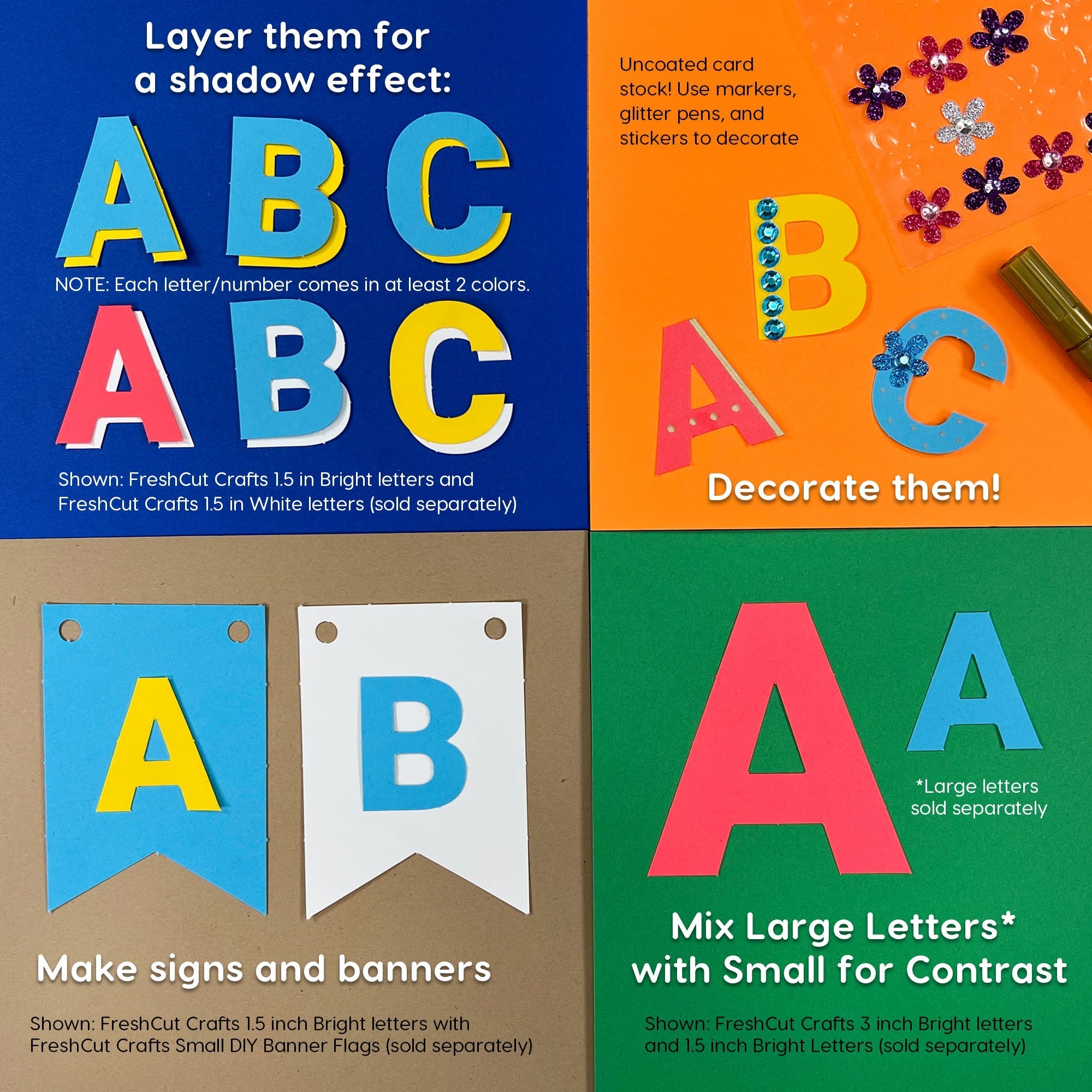 Bulletin Board Letters – 1.5 Inch