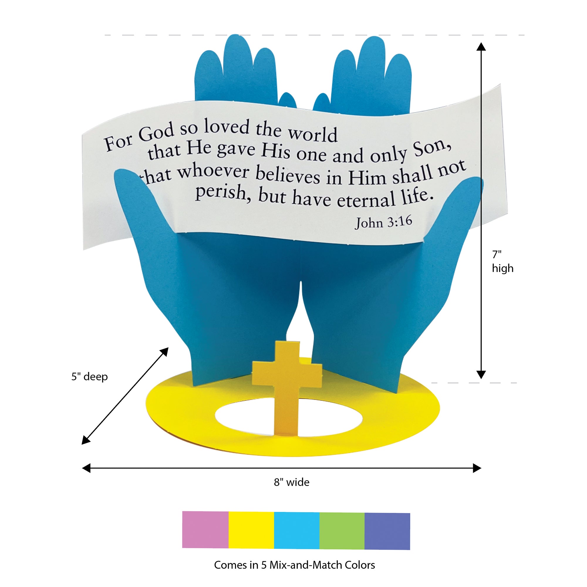John 3:16 3-d Display