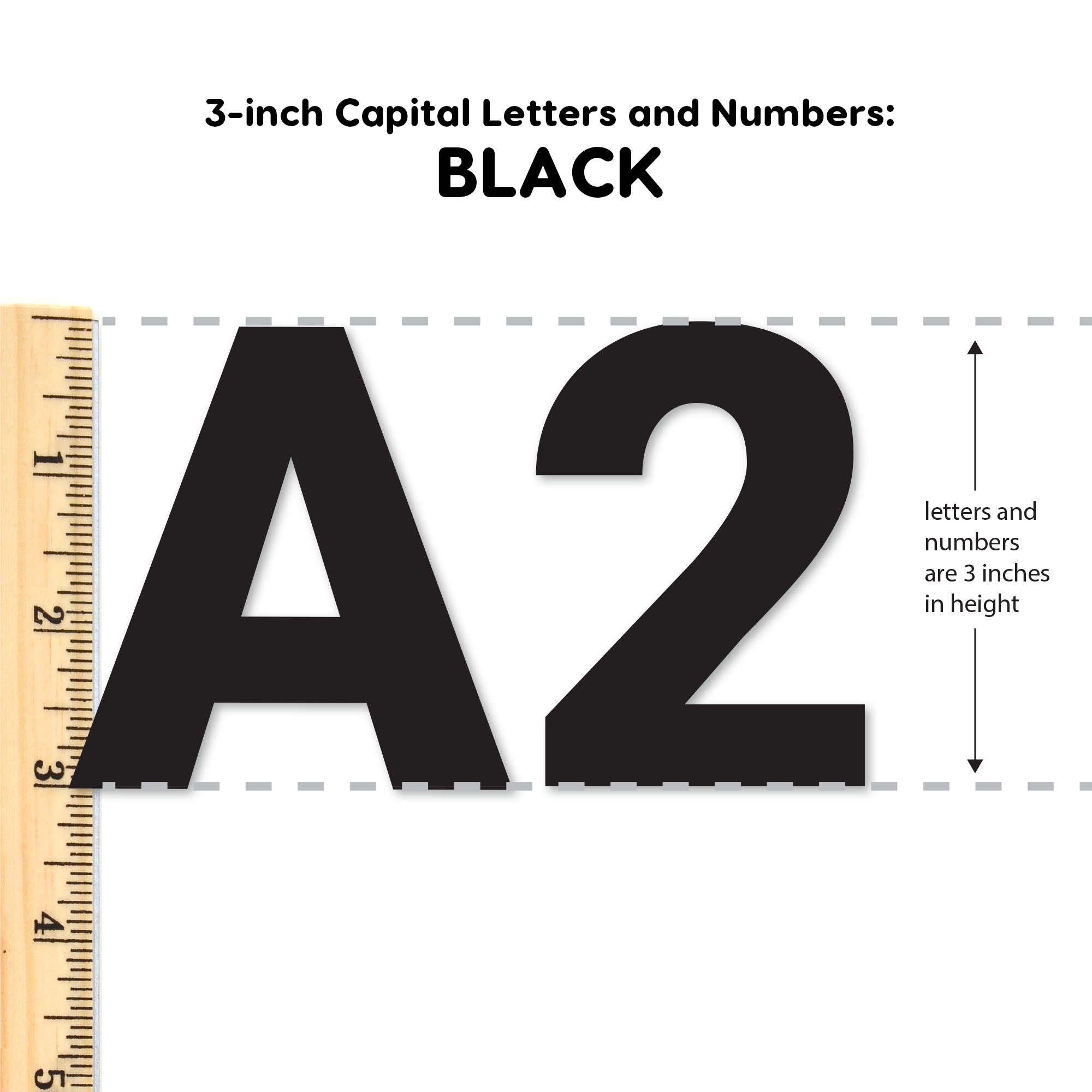 Bulletin Board Letters – 3 Inch