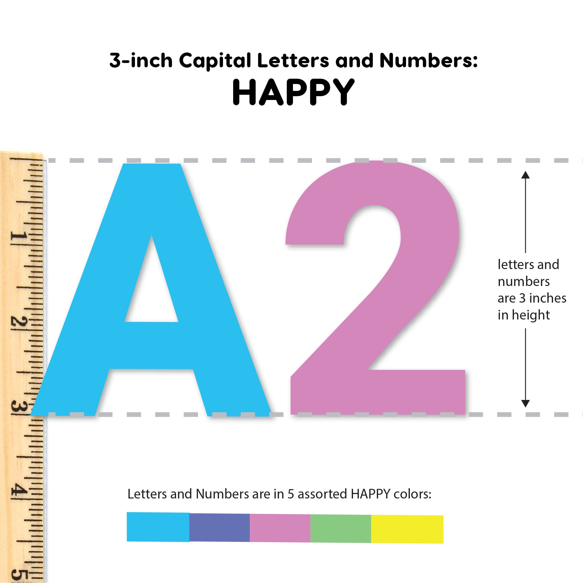 Bulletin Board Letters – 3 Inch