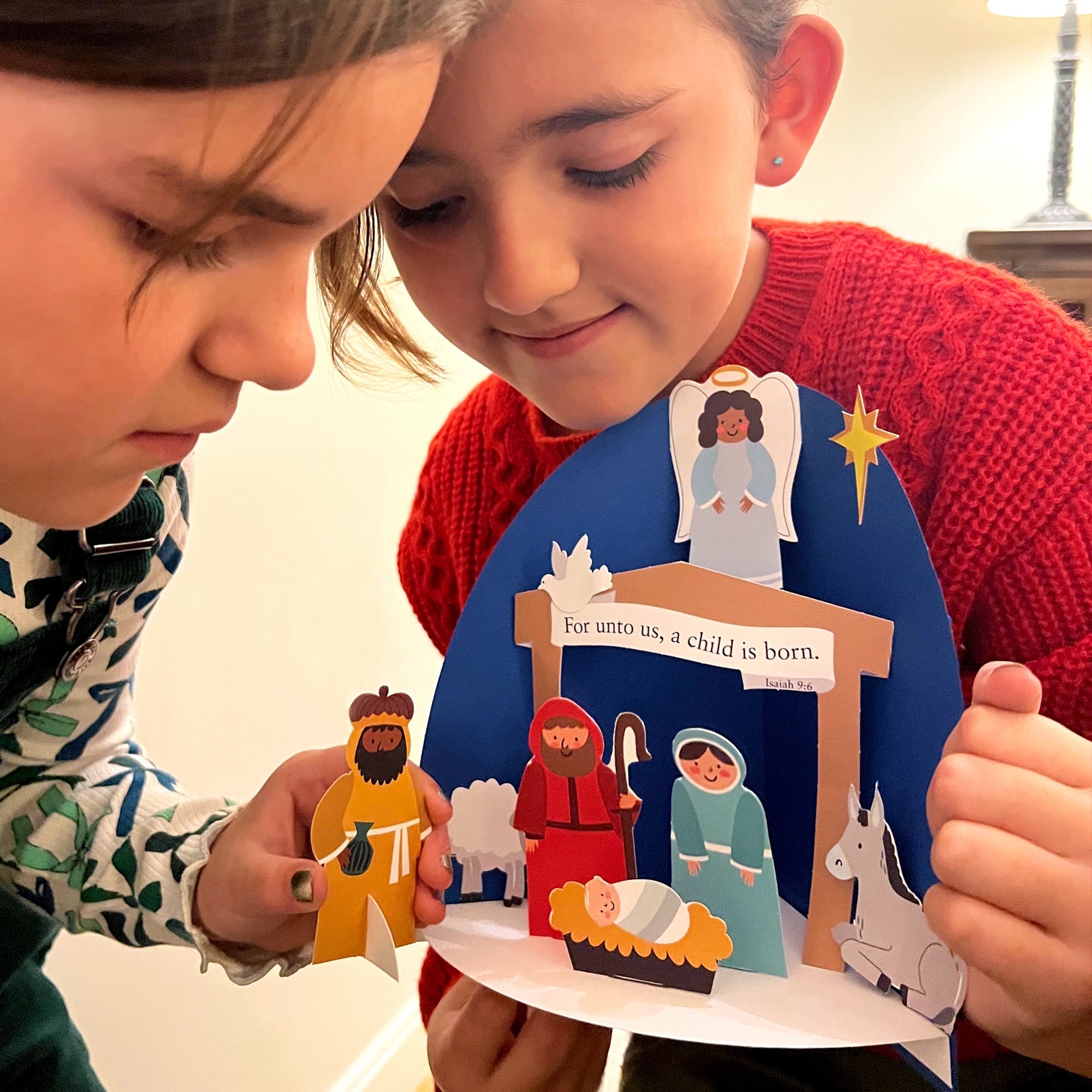 Christmas Nativity 3-d Display