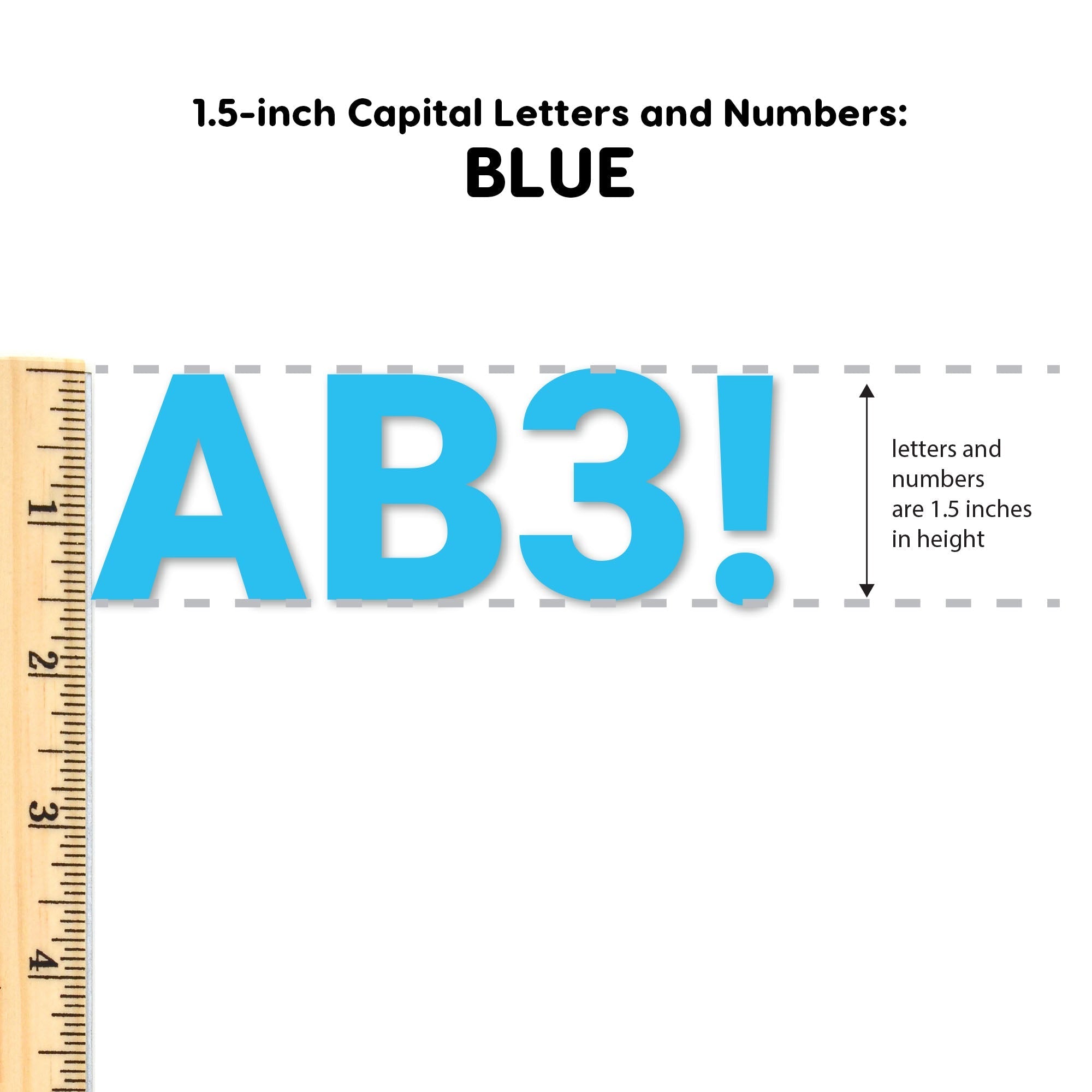 Bulletin Board Letters – 1.5 Inch