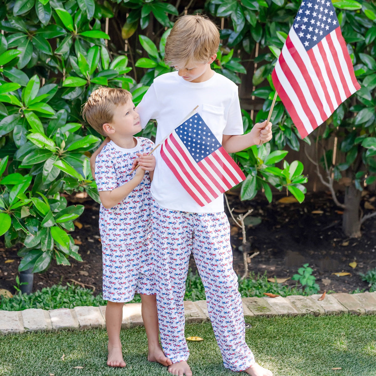 Beckett Boys' Hangout Pant - Patriotic Jeeps