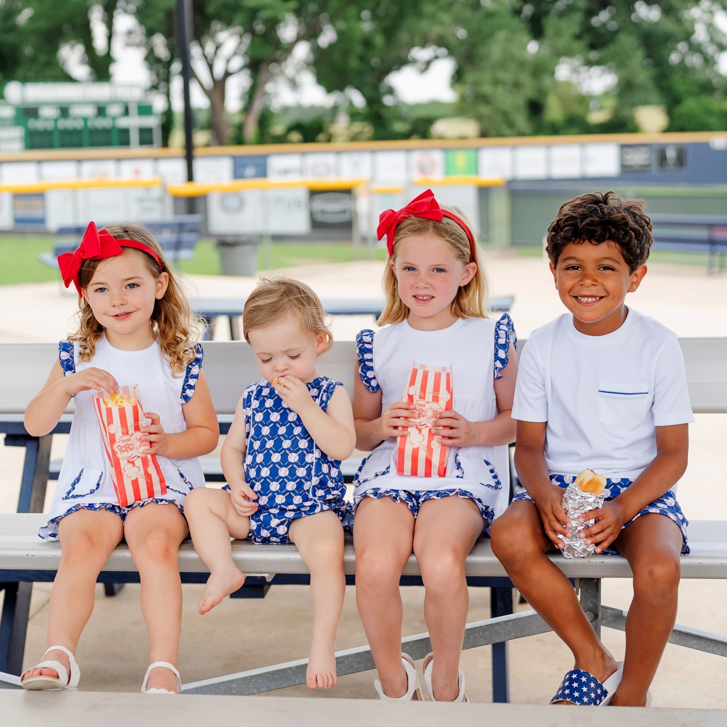 Walker Boys' Short Set - Up At Bat Baseball