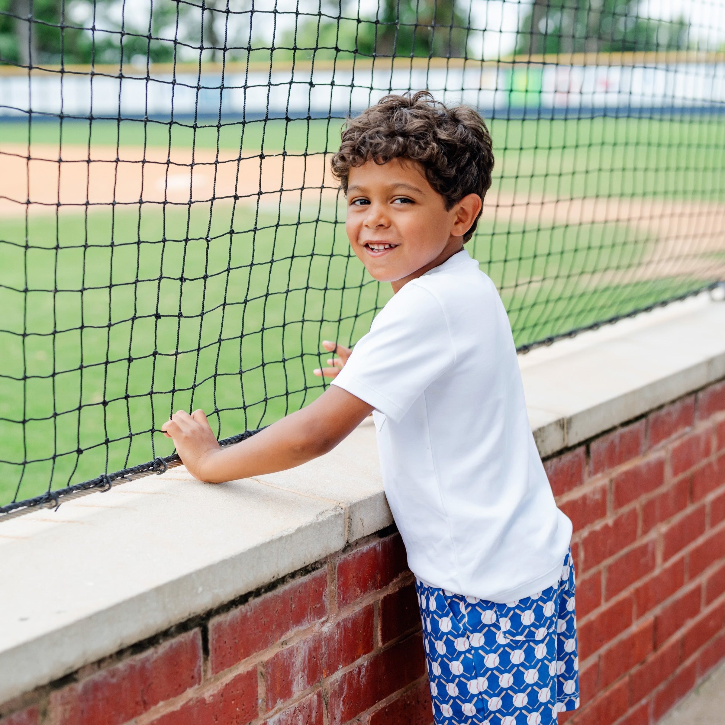 Walker Boys' Short Set - Up At Bat Baseball