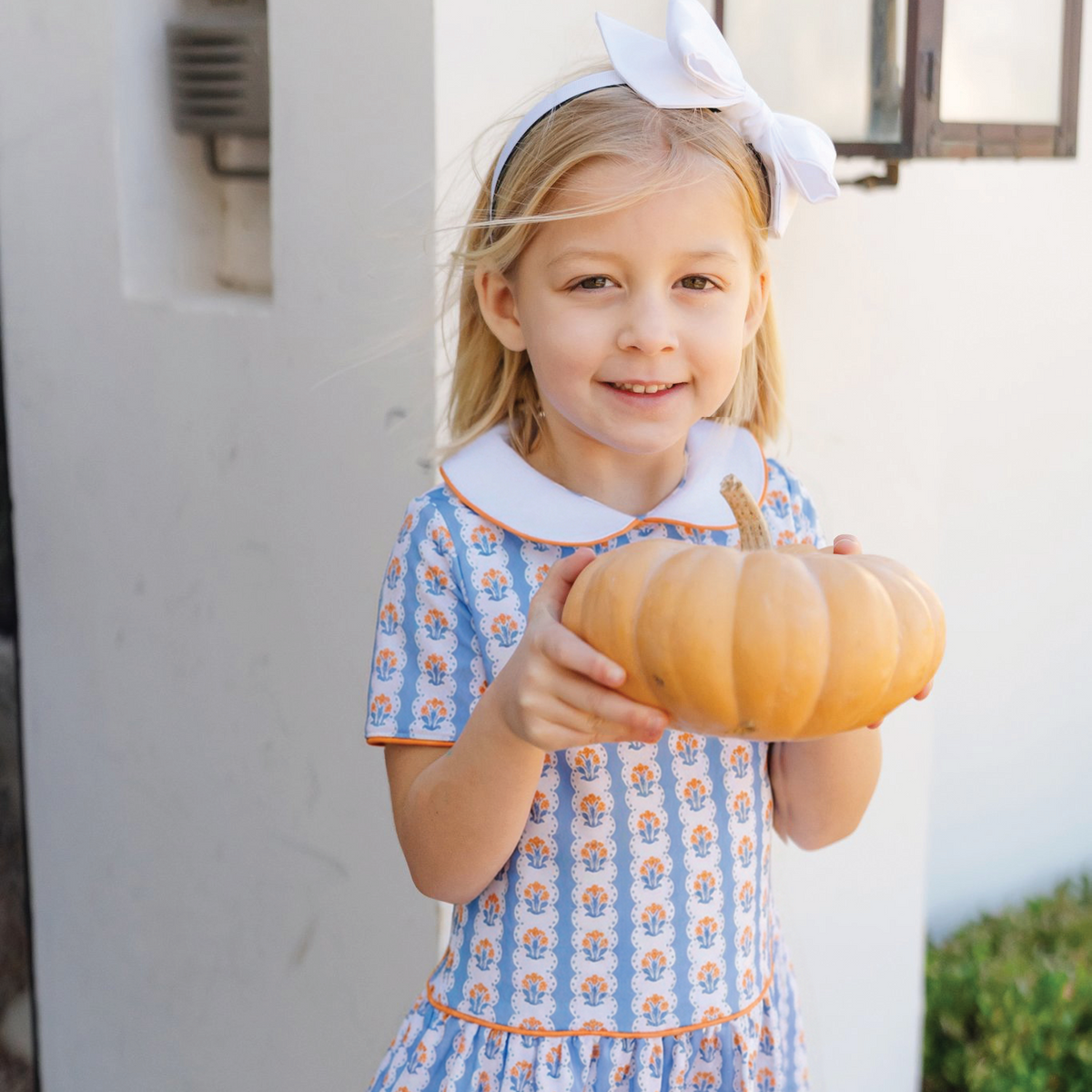 Libby Girls' Dress - Harvest Ribbon Floral