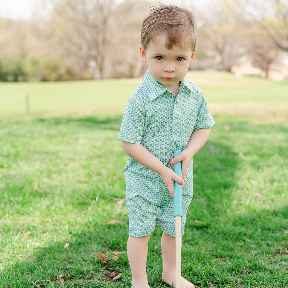 Austin Boys' Performance Shortall By Lh Sport - Golf Tourney Classic Green