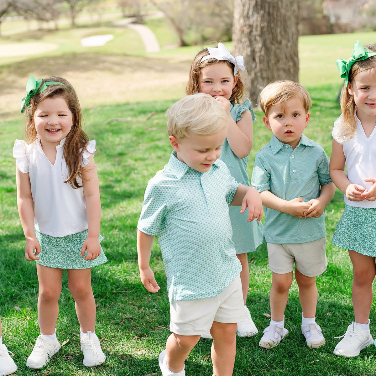 Will Boys' Performance Polo By Lh Sport - Golf Tourney Classic Green