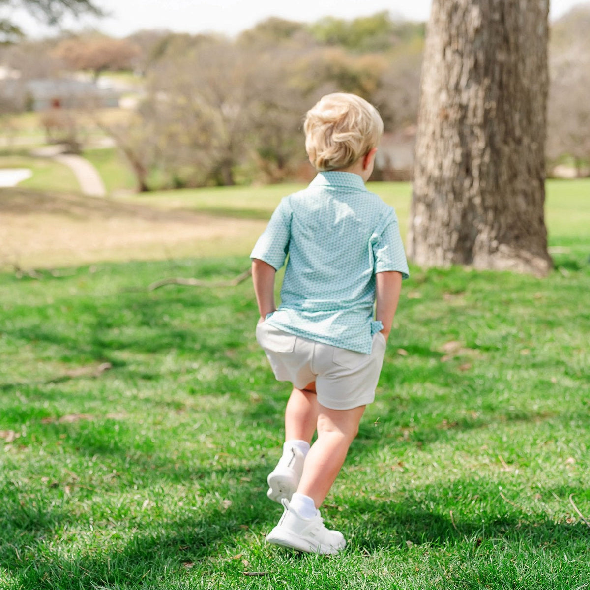 Will Boys' Performance Polo By Lh Sport - Golf Tourney Classic Green