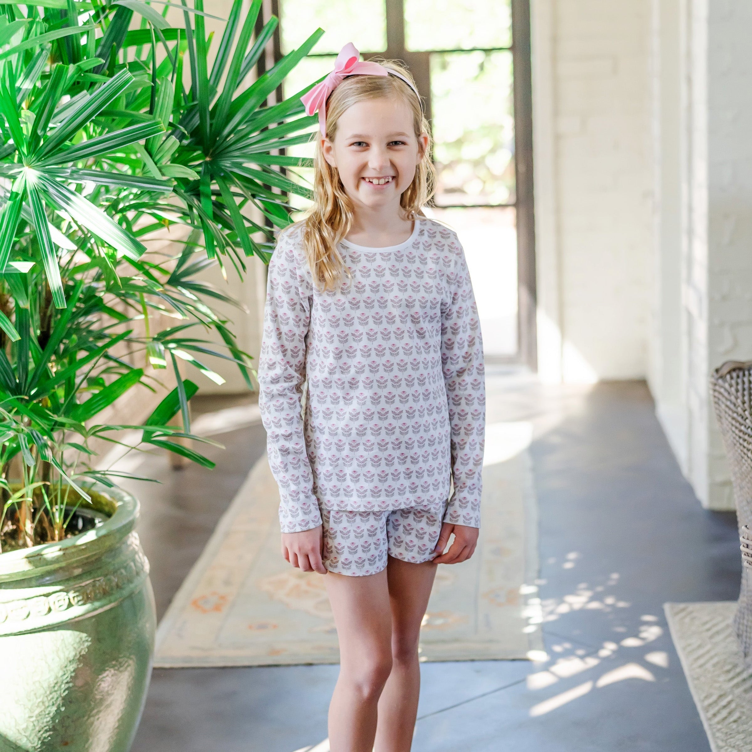 Sophie Girls' Short Set Berkshire Batik Floral