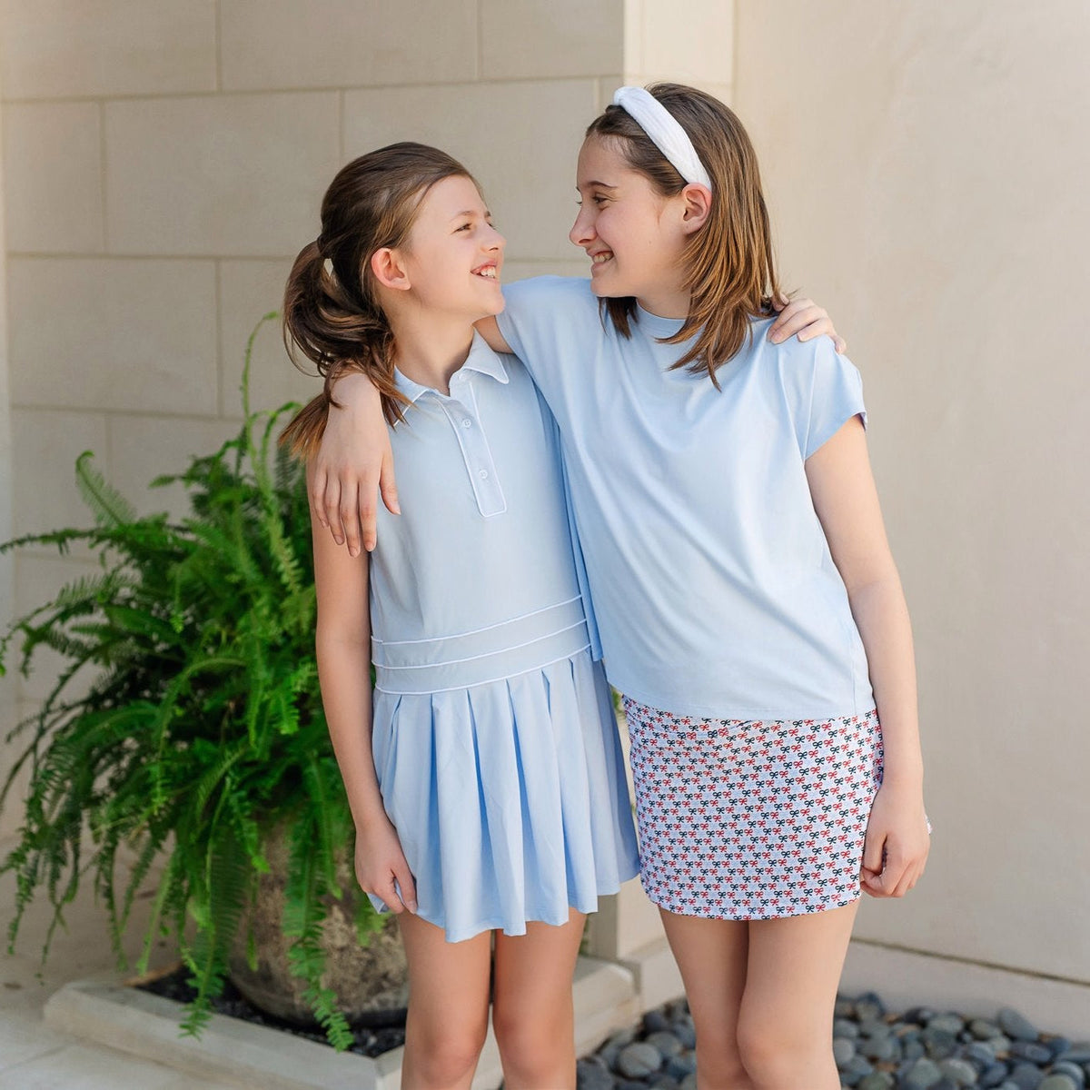Harper Girls' Performance Dress By Lh Sport - Light Blue