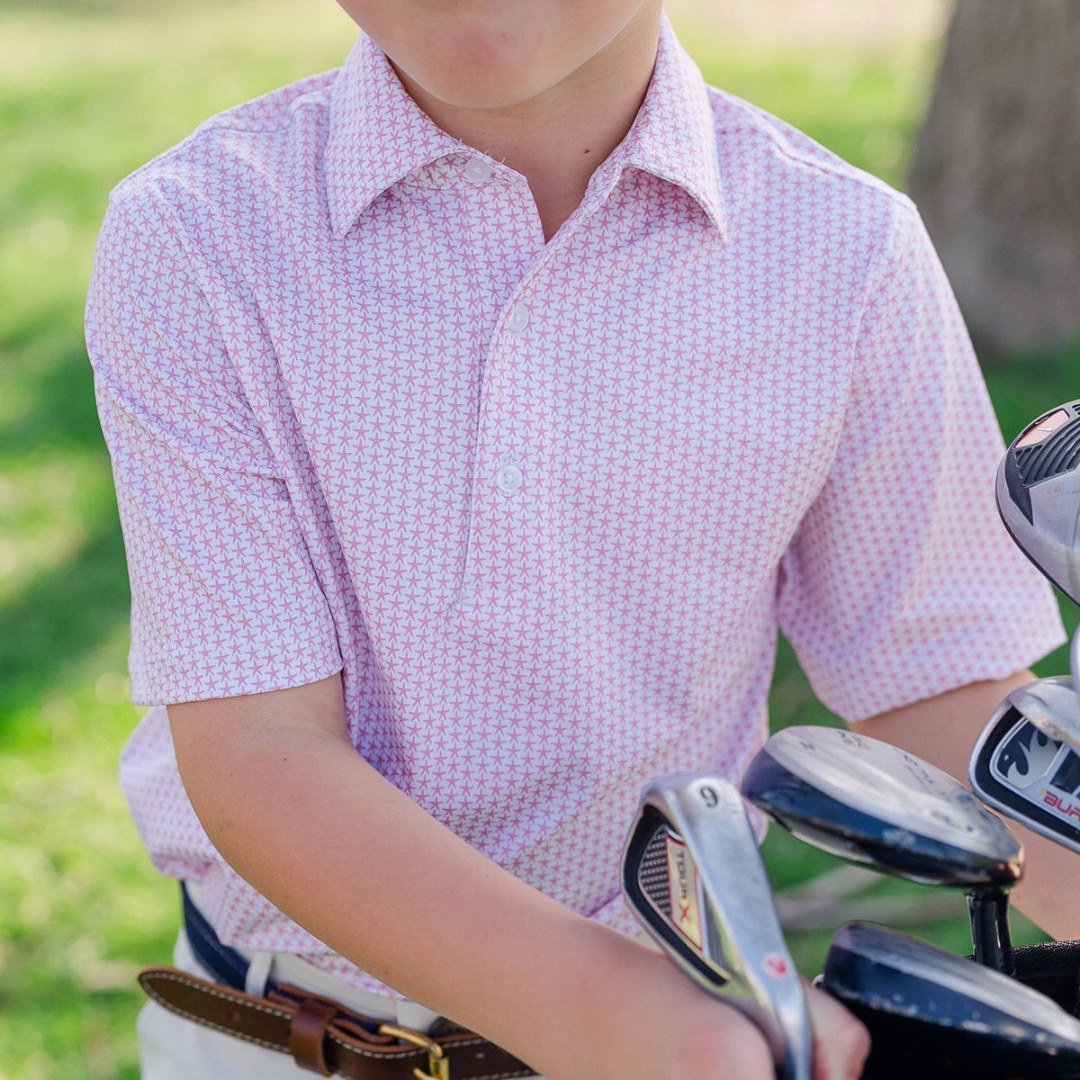 Will Boys' Performance Polo By Lh Sport - Cayman Coral