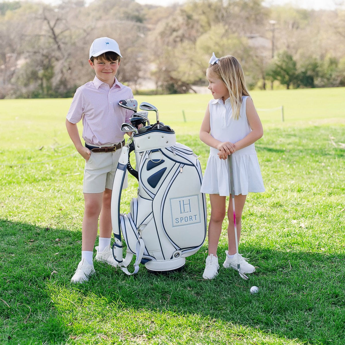 Harper Girls' Performance Dress By Lh Sport - White