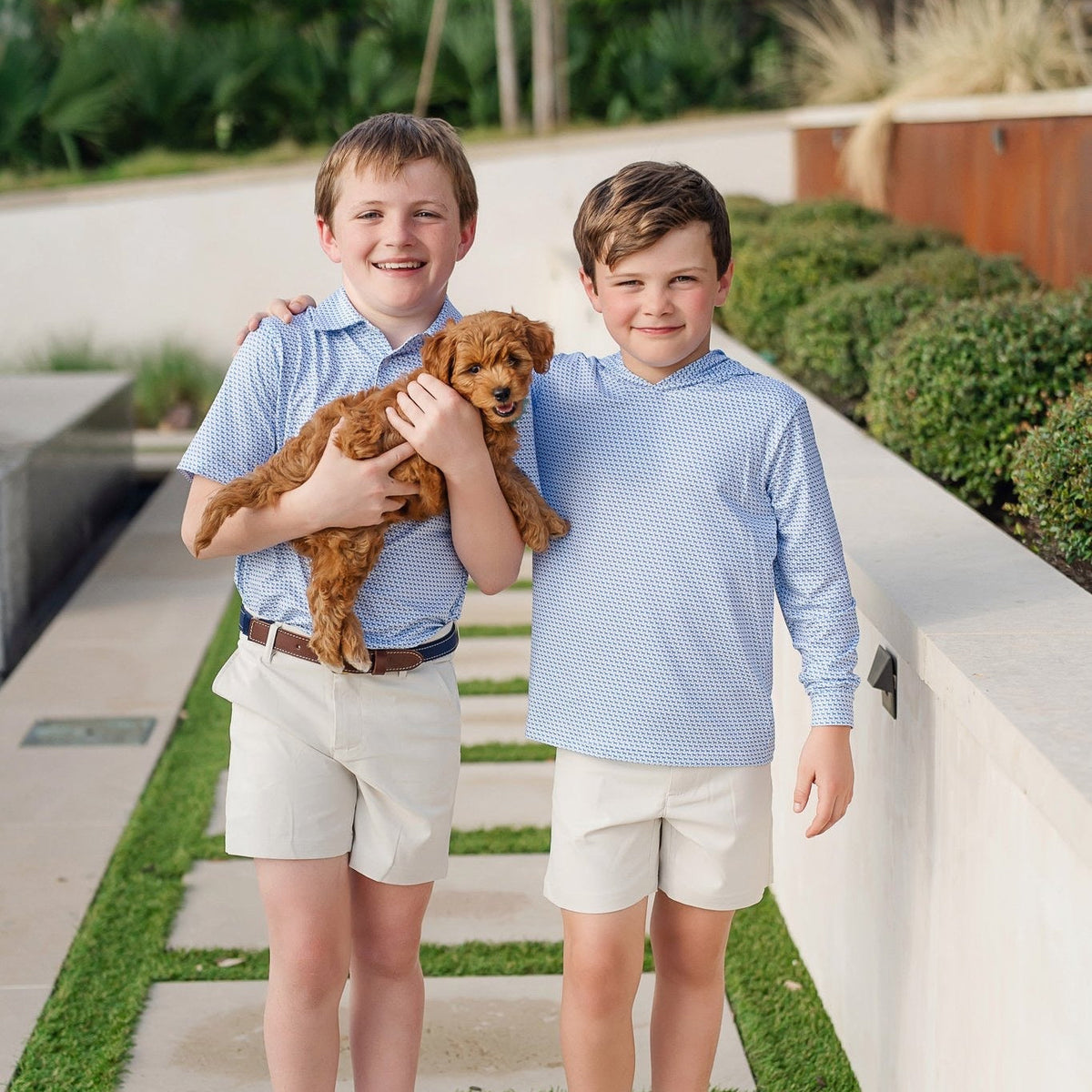 Will Boys' Performance Polo By Lh Sport - Fetch Classic Blue