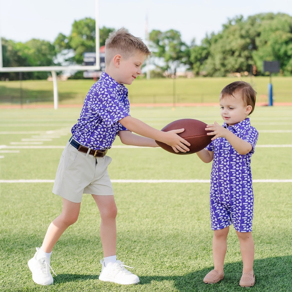 Tripp Boys' Polo Shortall - Pep Rally Purple