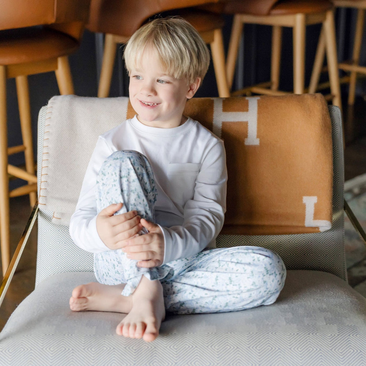 Beckett Boys' Hangout Pant - Snowcapped Mountains
