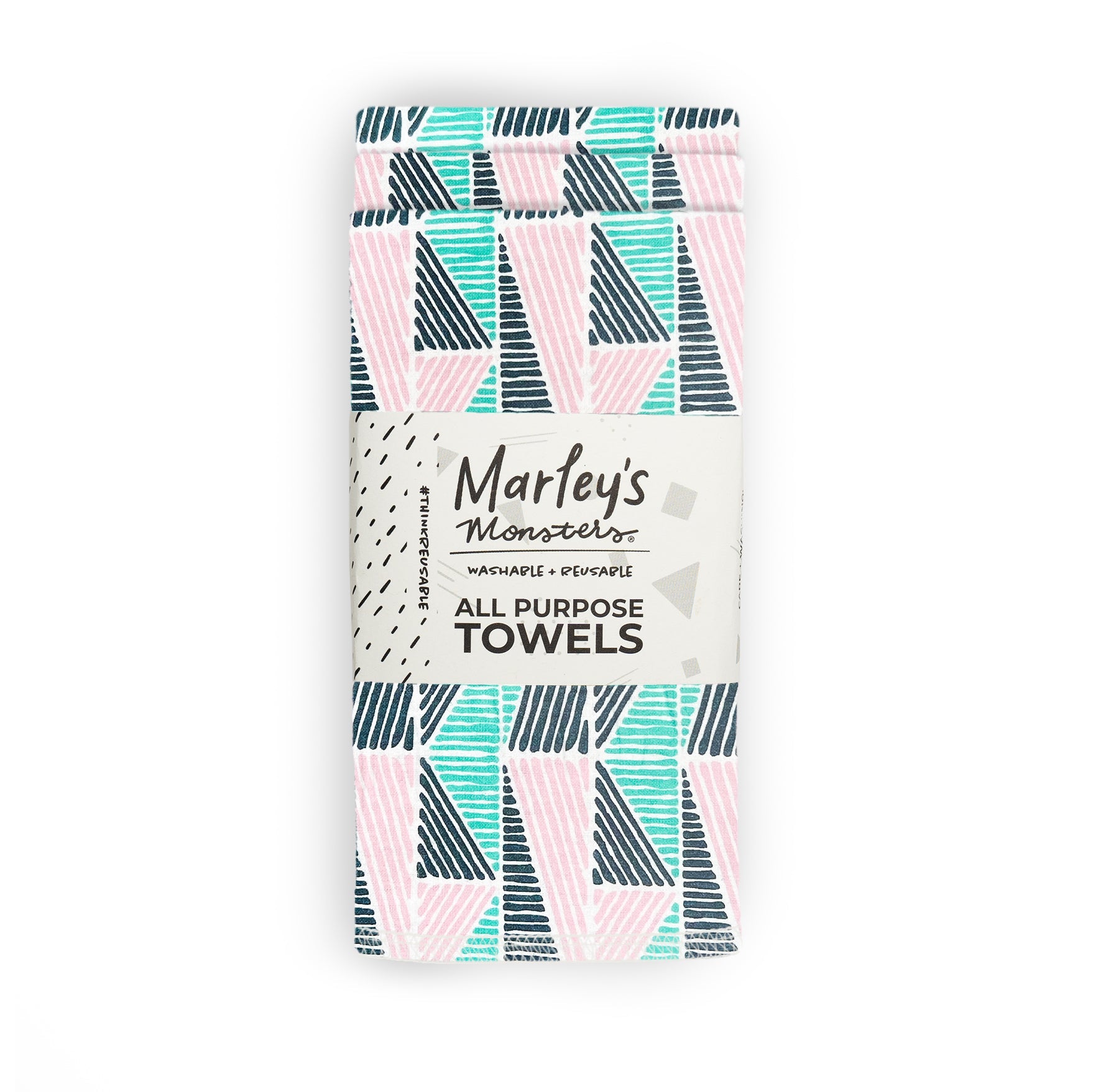 All-purpose Towels: Single Print 3 Count Pack