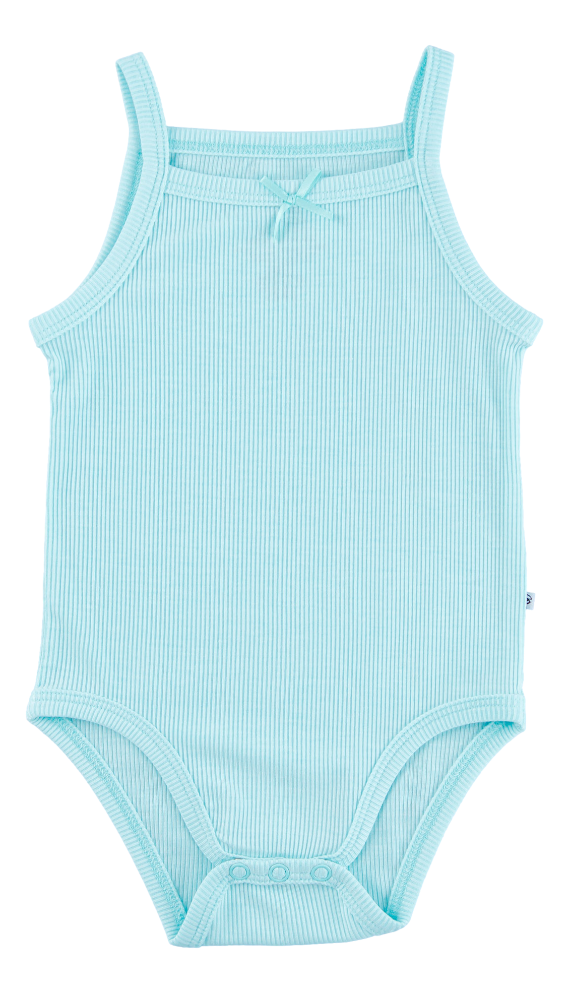 Aqua Ribbed Bodysuit Tank