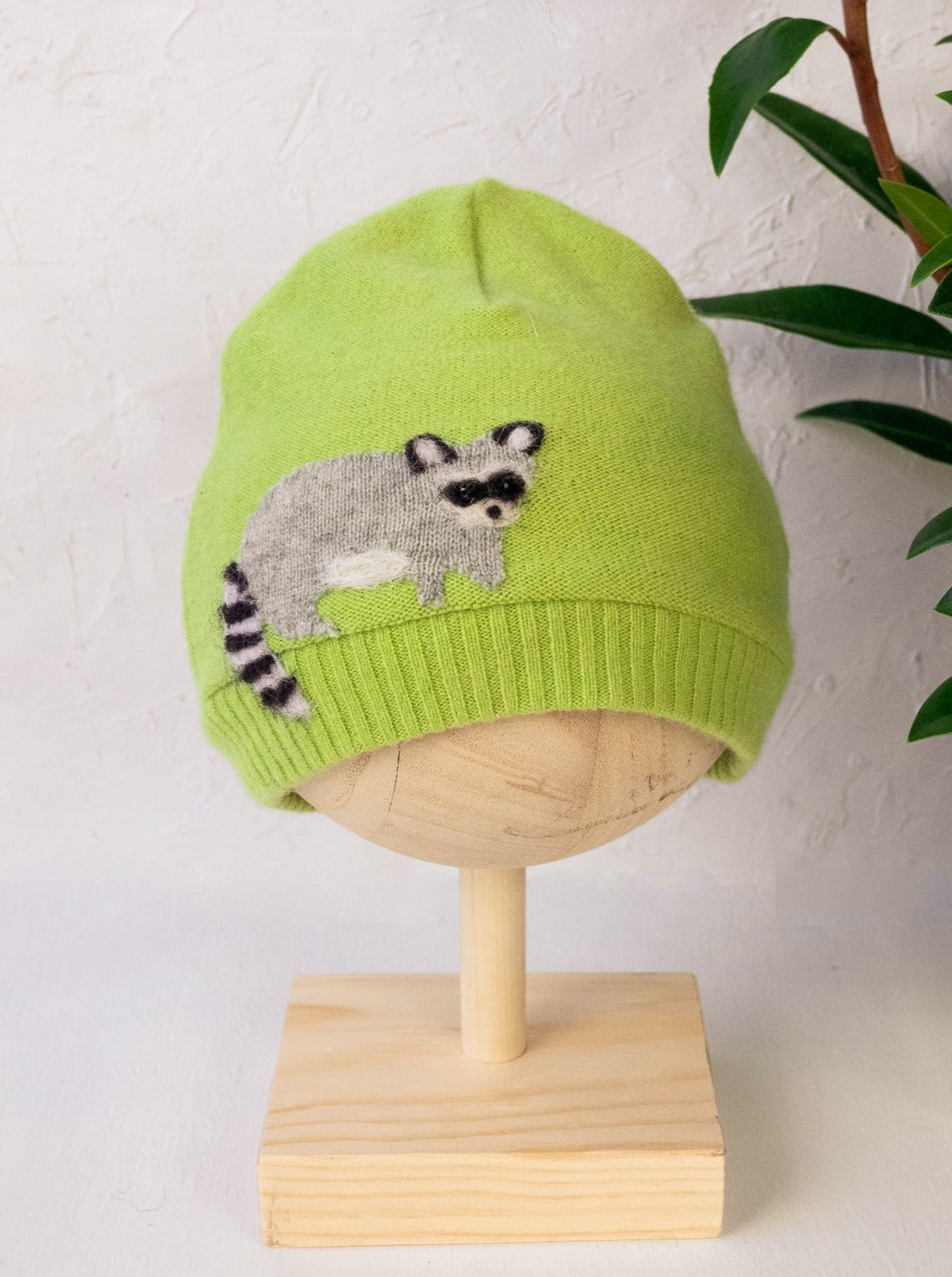 Raccoon Cashmere Hat - Child