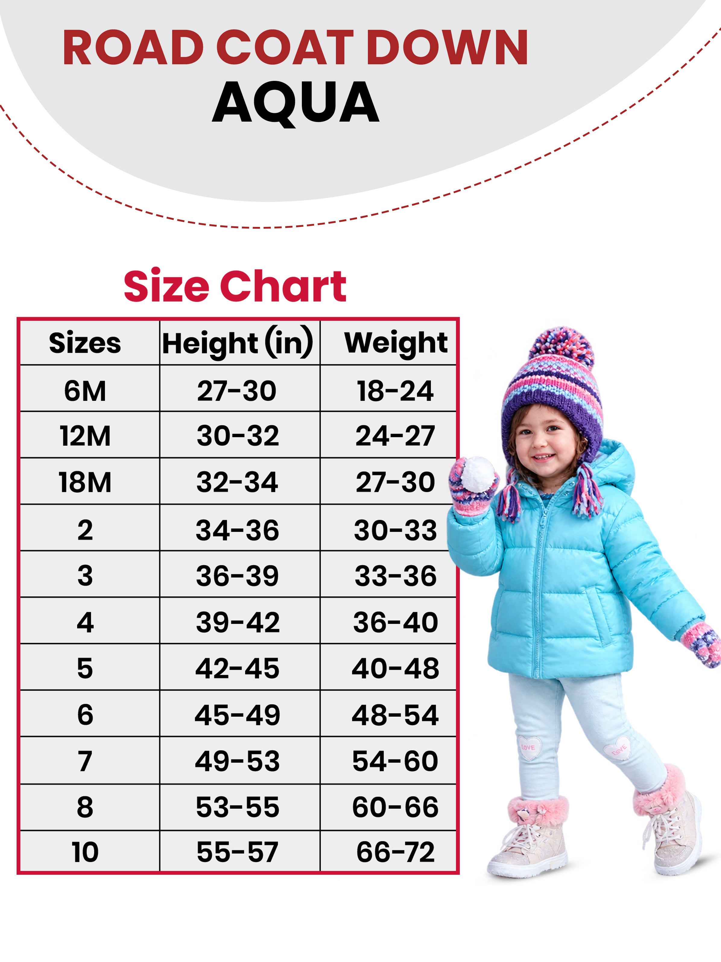 Car Seat Coat | The Road Coat Down - Aqua