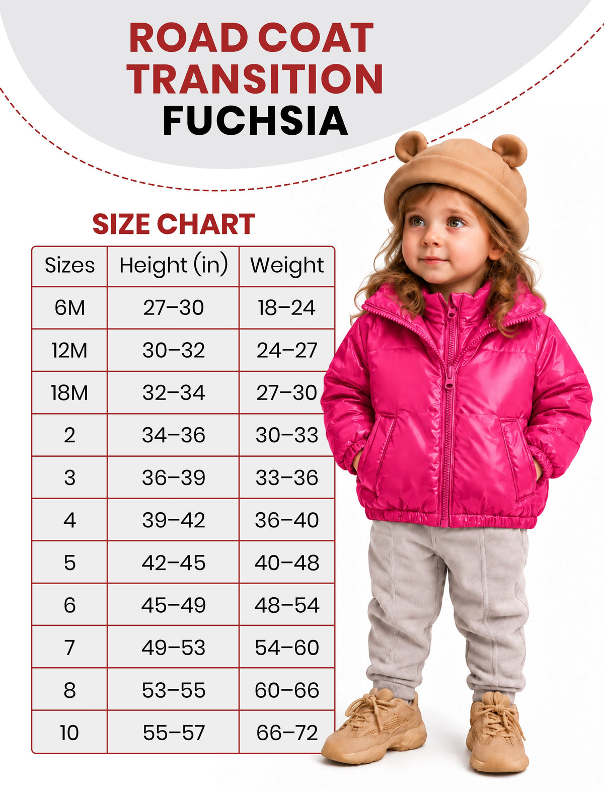 Car Seat Coat | The Road Coat Transition - Fuchsia