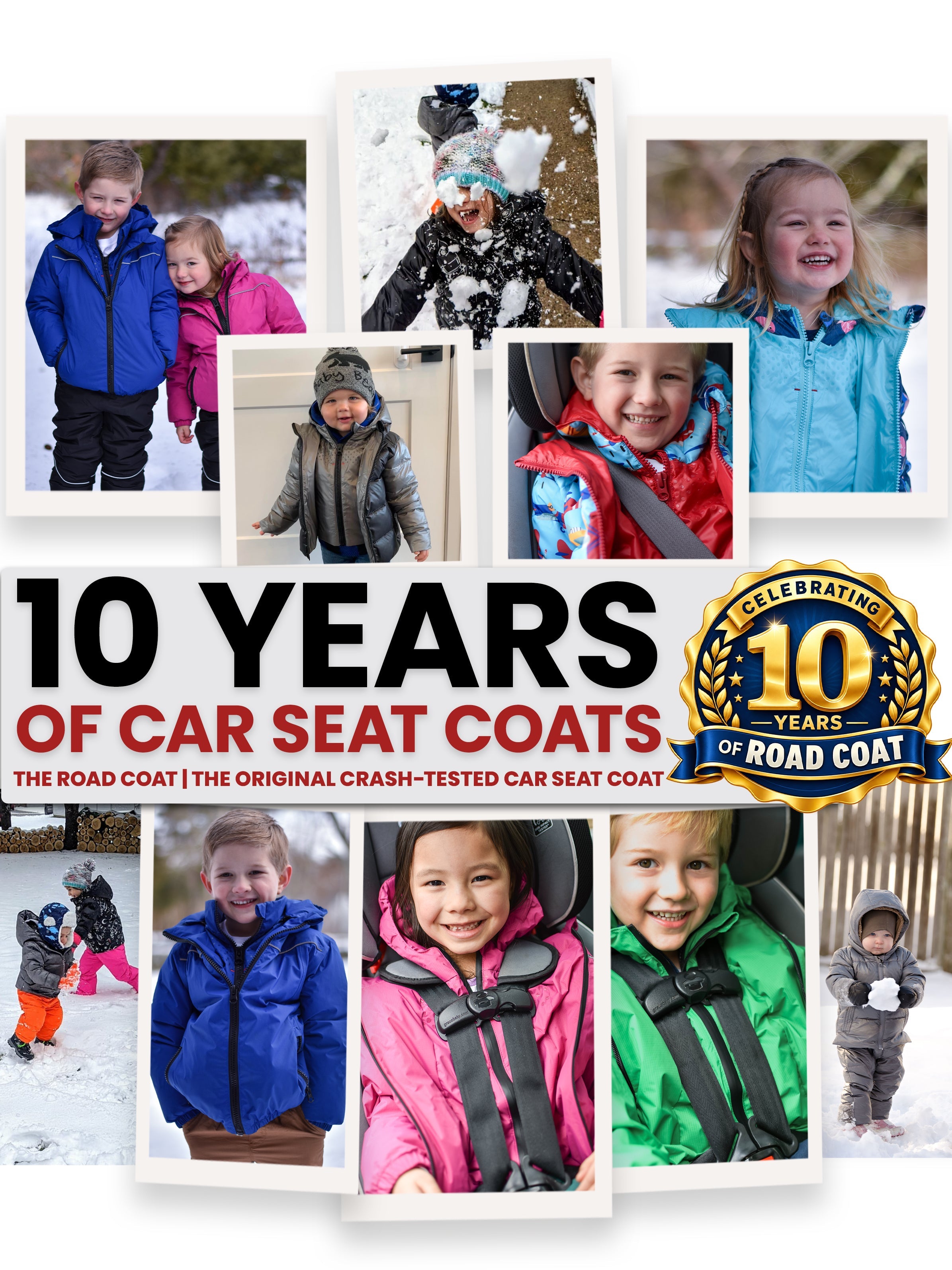 Car Seat Coat | The Road Coat Down - Aqua