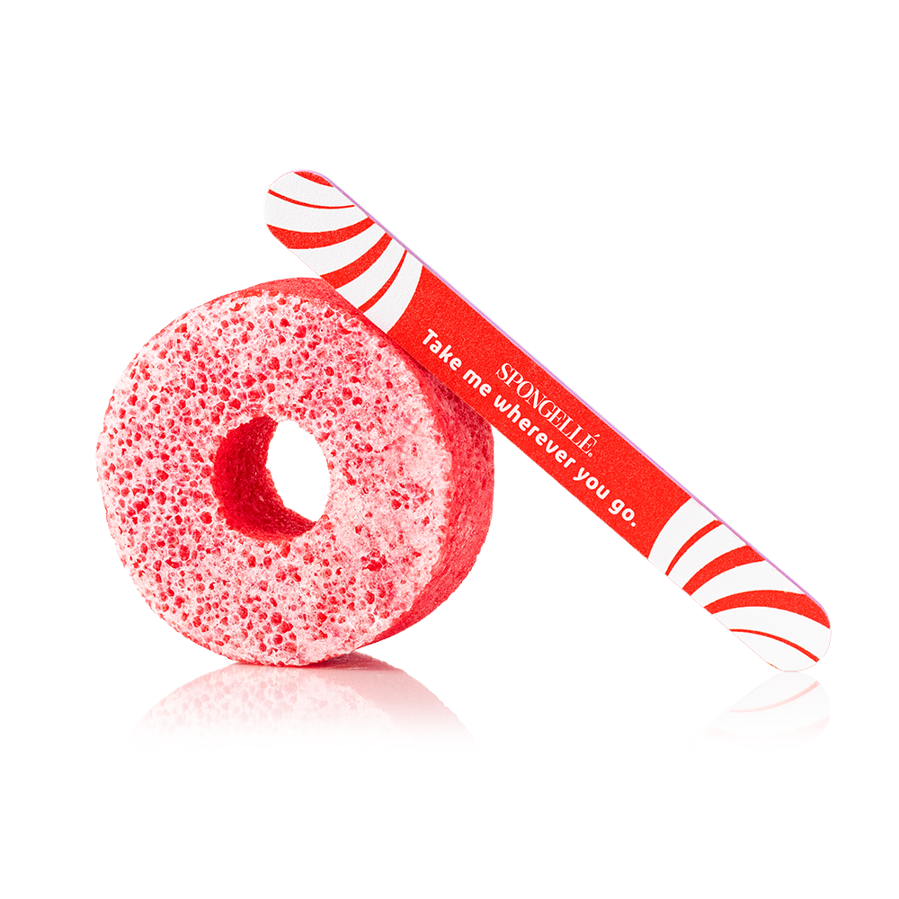 Candy Cane | Holiday Pedipop! Pedi Buffer & Nail File