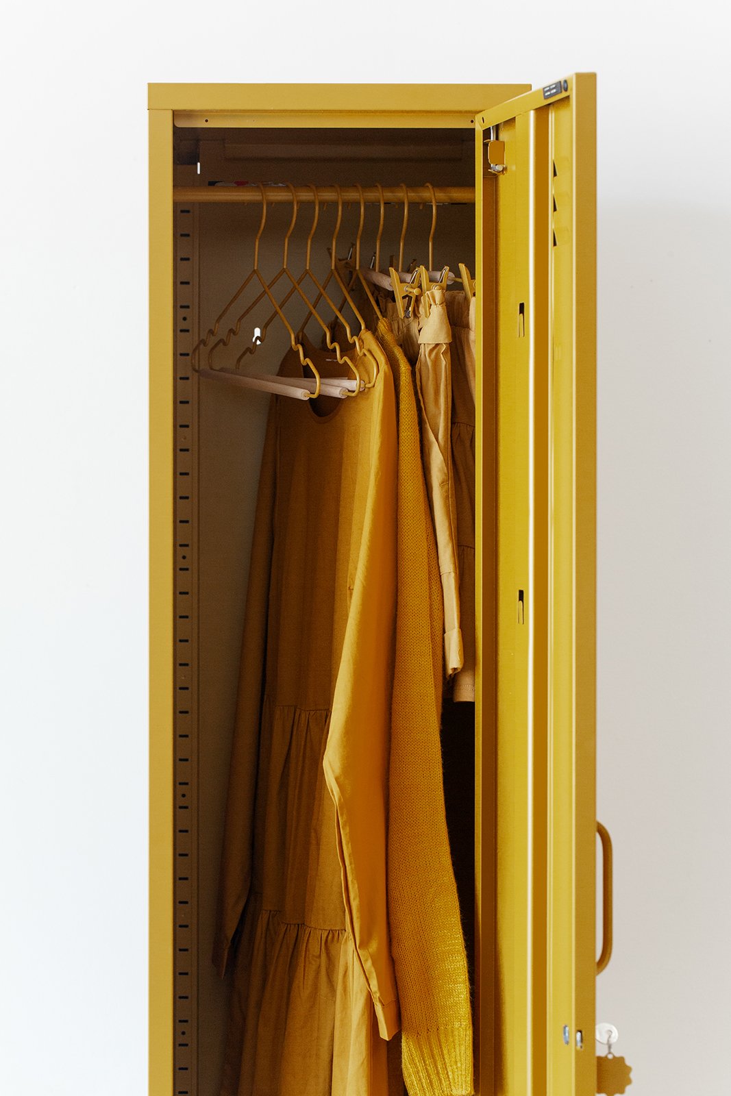 Adult Clip Hangers In Mustard