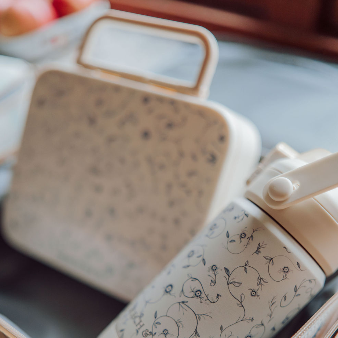 3 Compartment Leakproof Lunchbox | Scandi Floral