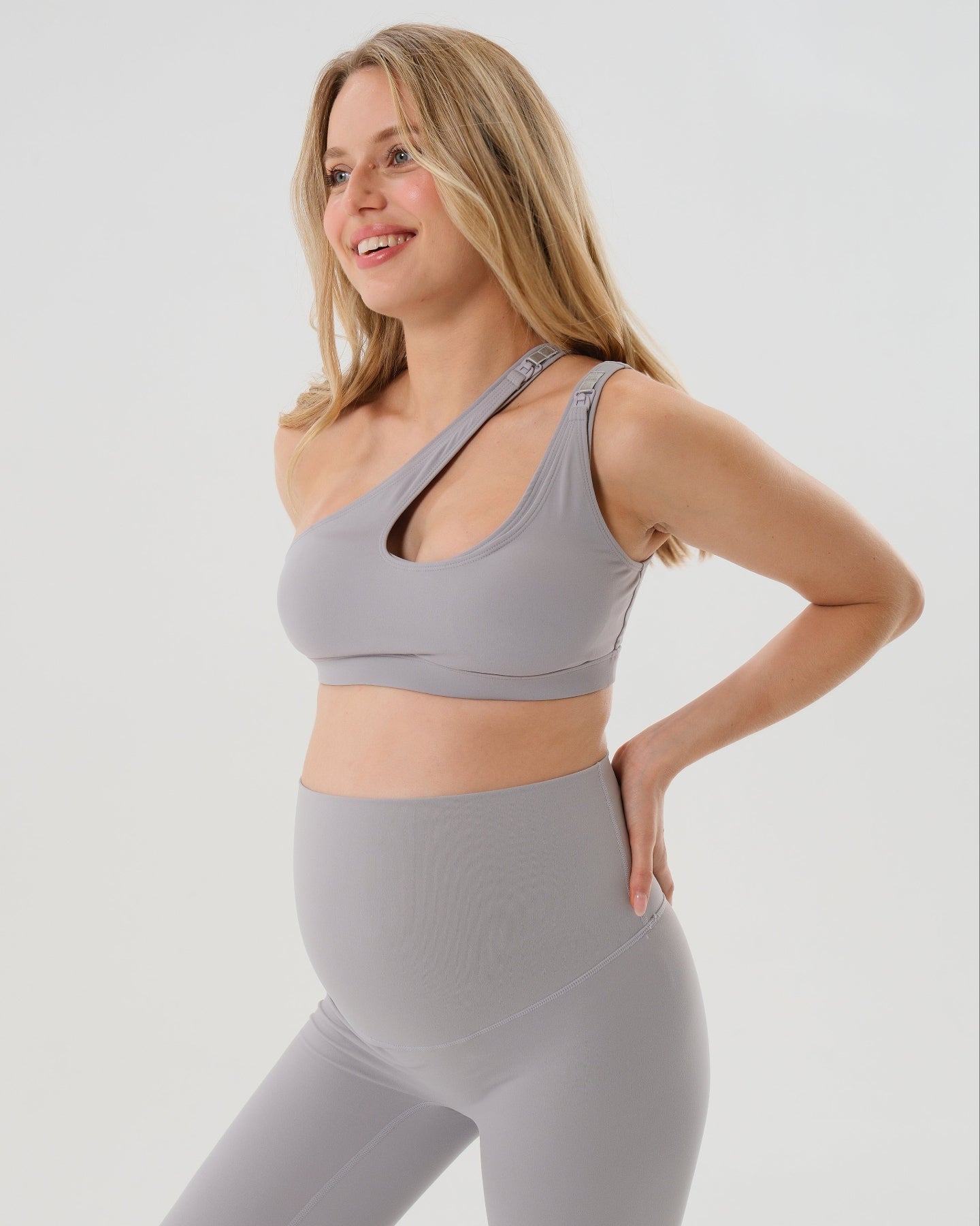 Axk Core Cross Body Nursing Bra - Blue