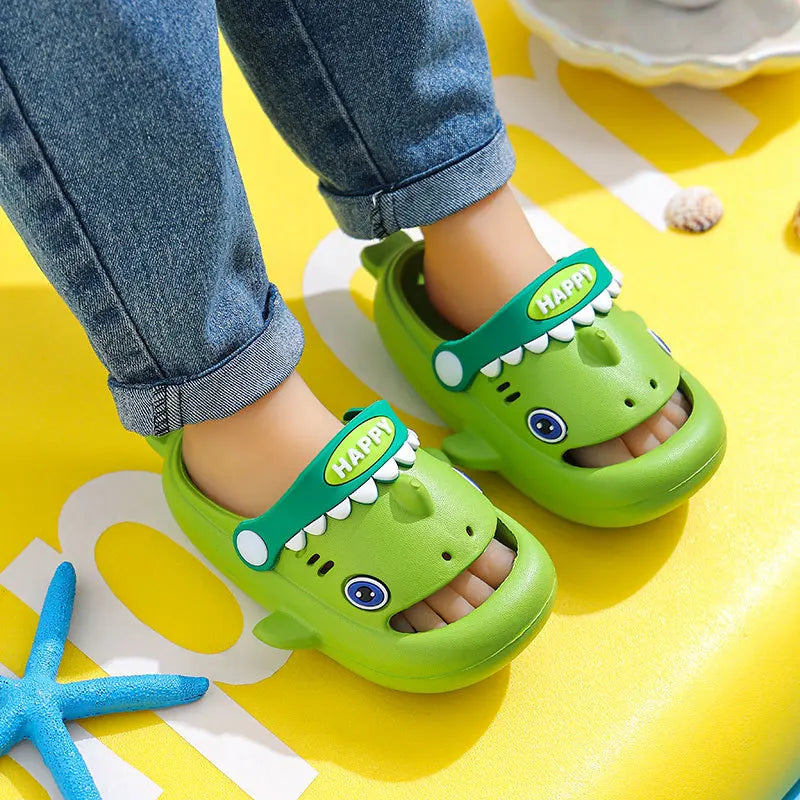Happy Shark Rubber Non-slip Slippers For Children Multivariant