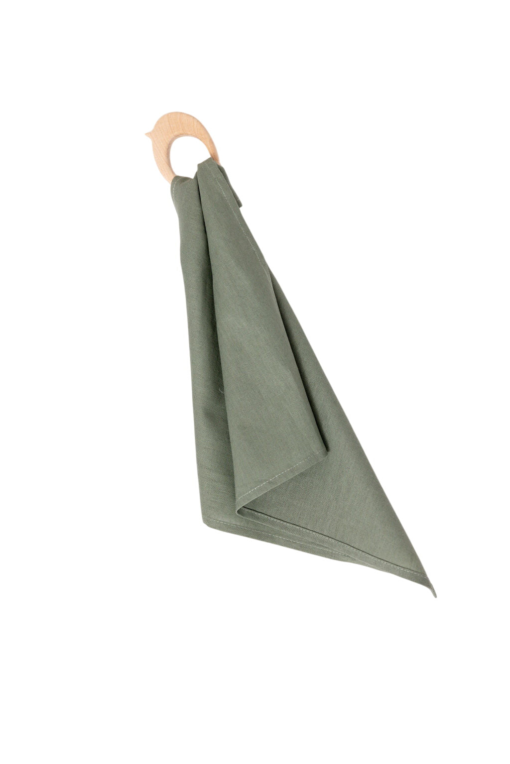 Acadian - Linen + Maple Ring Teether