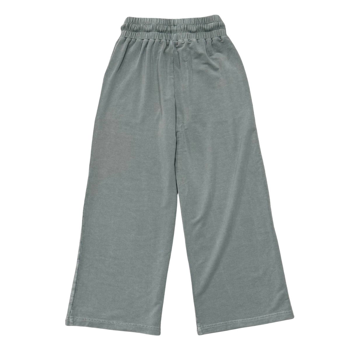 Girls Acid Wash Comfy Pant In Shadow Green