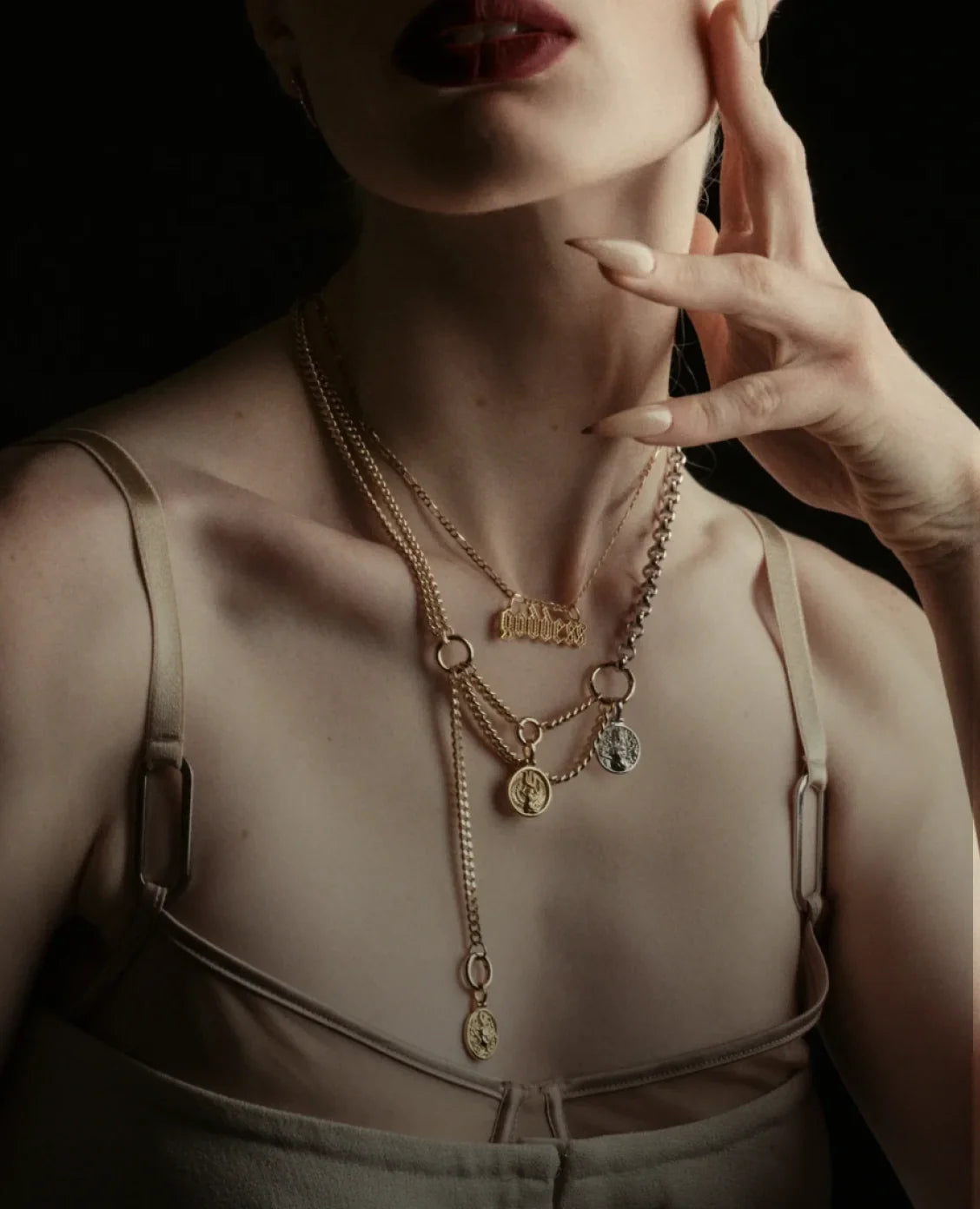Asymmetrical Charm Collector Necklace