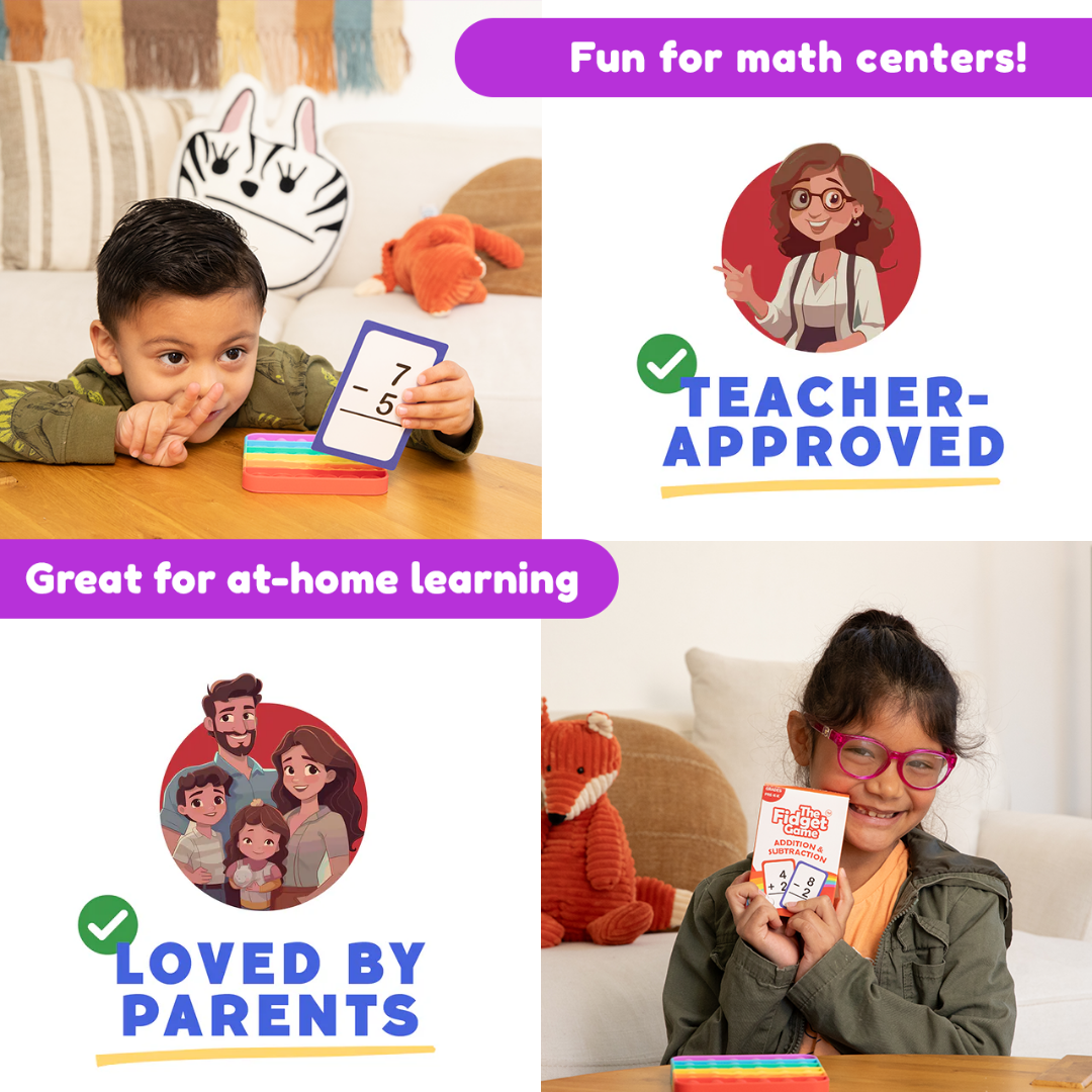Pre-k & Kindergarten Addition & Subtraction Card Pack