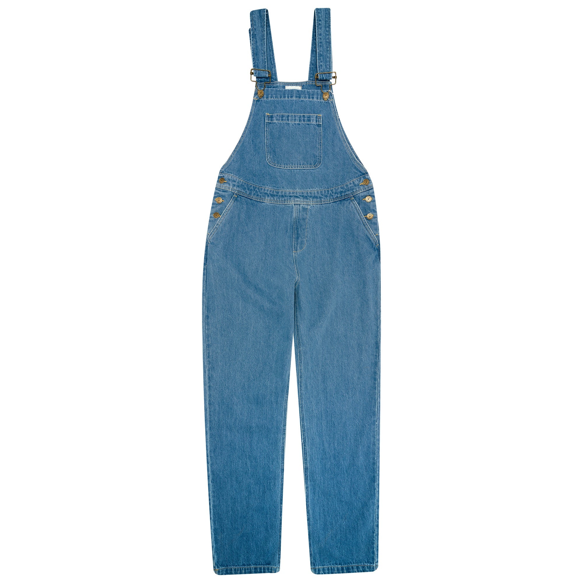 Adult Classic Stonewash Denim Overalls