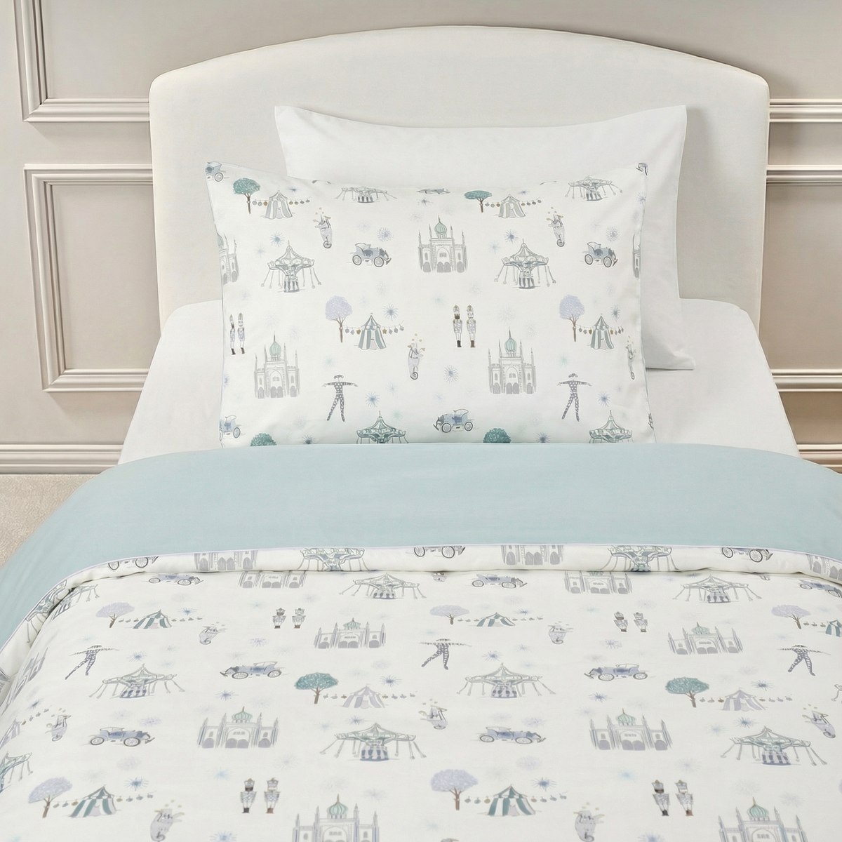Adventures In Wonderland Twin Set - Aqua