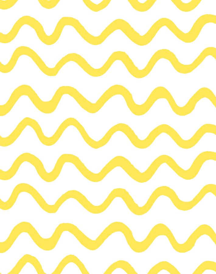'aegean Waves' Wallpaper By Tea Collection - Daffodil