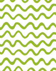 'aegean Waves' Wallpaper By Tea Collection - Lime