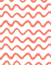 'aegean Waves' Wallpaper By Tea Collection - Watermelon
