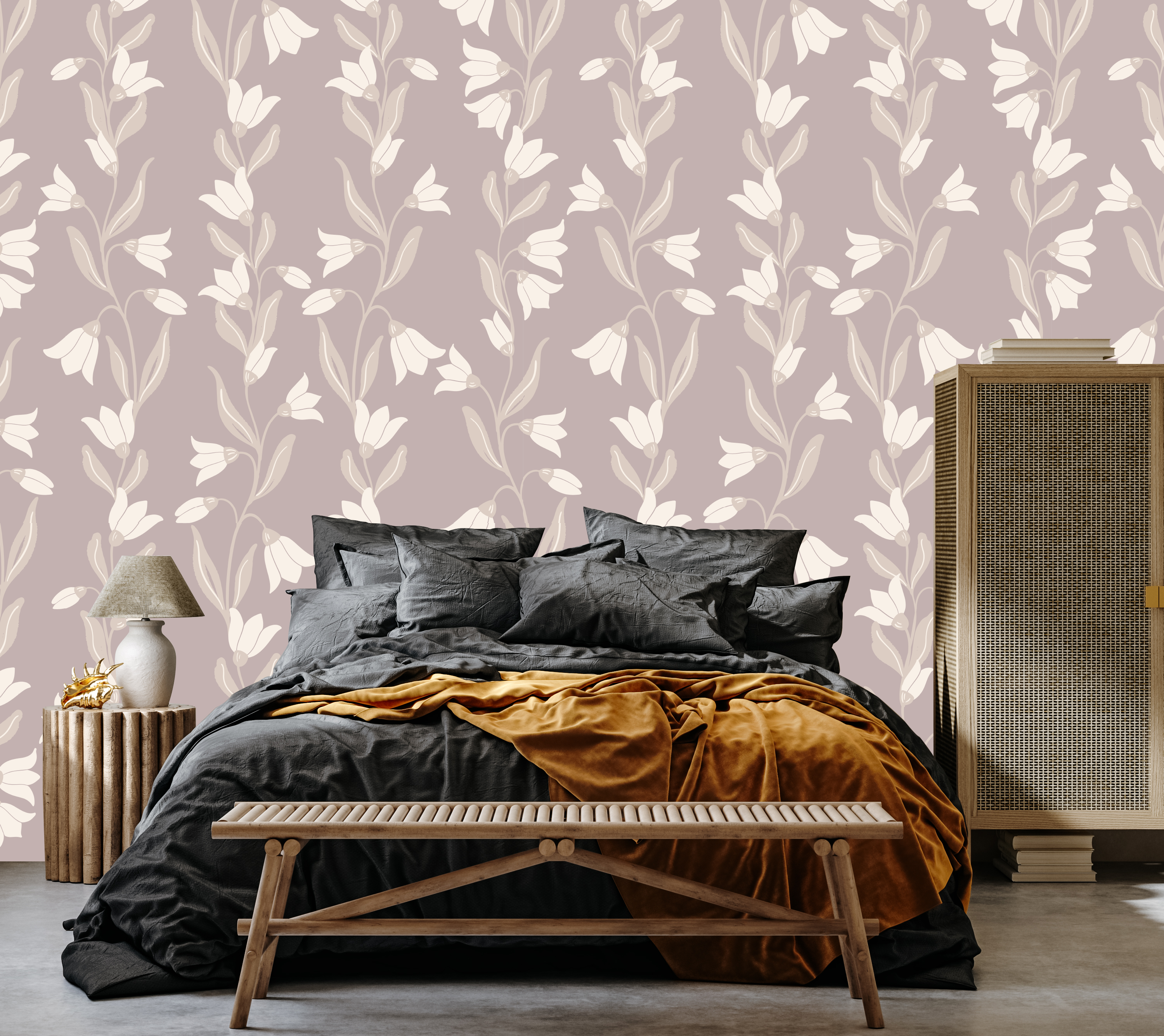 Agatha Wallpaper By Gabriela Dachin