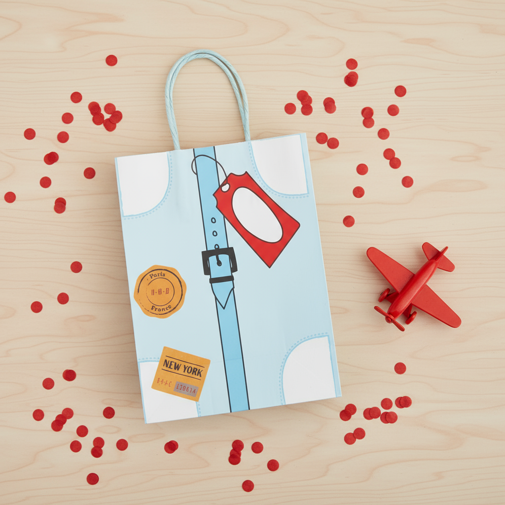 Airplane Party Bags (set Of 8)